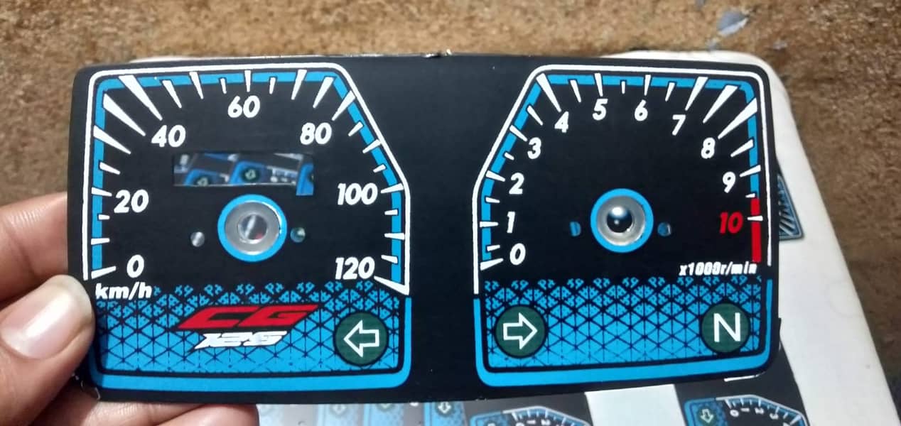 Honda 125 Speedometer Dial Plate 70 Meter Dials Quantity Available 0