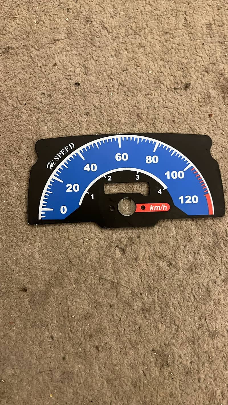 Honda 125 Speedometer Dial Plate 70 Meter Dials Quantity Available 6