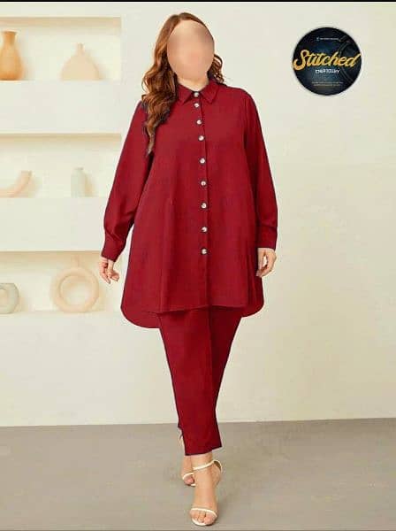 WESTERN STYLE SHIRT WITH PLAIN PENT STYLE TROUSER 3