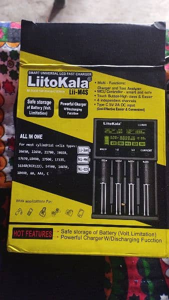 Liitkola
Liitokala lii-m4s battery charger New box pack 1