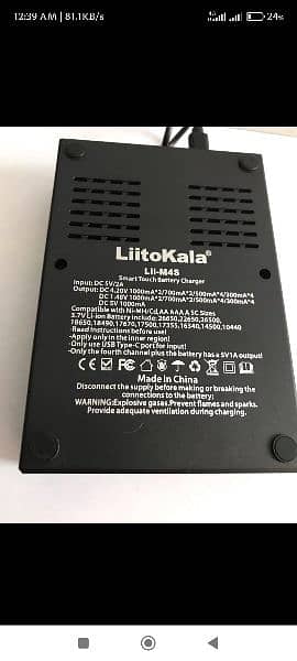 Liitkola
Liitokala lii-m4s battery charger New box pack 2