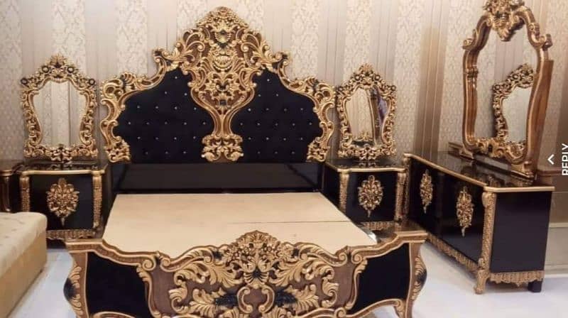 bed set/side table /dressing /wardrobes/showcase/almari/wooden bed 16