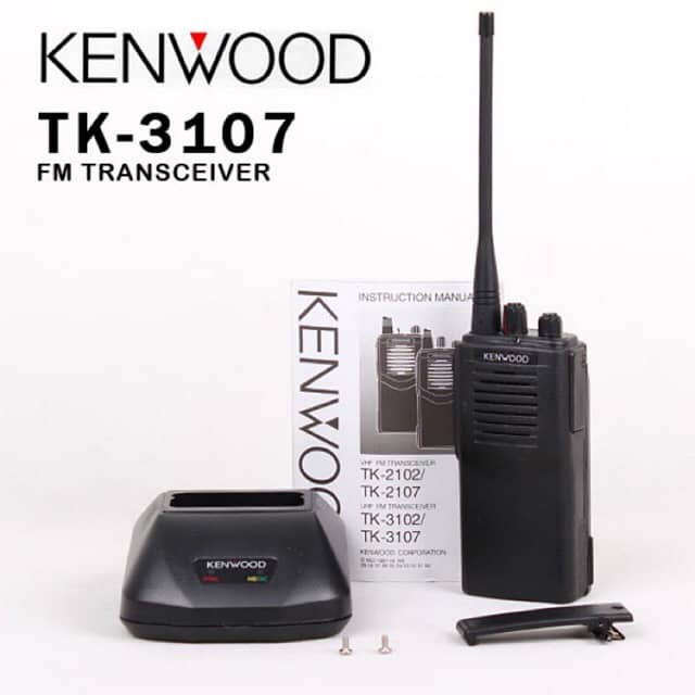 Kenwood TK-3107 U_H_F Walkie Talkie Handheld Single Unit 0