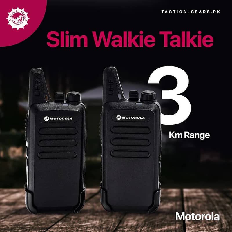 Motorola KDC_5WLN U_H_F Wireless Walkie Talkies Radios 0