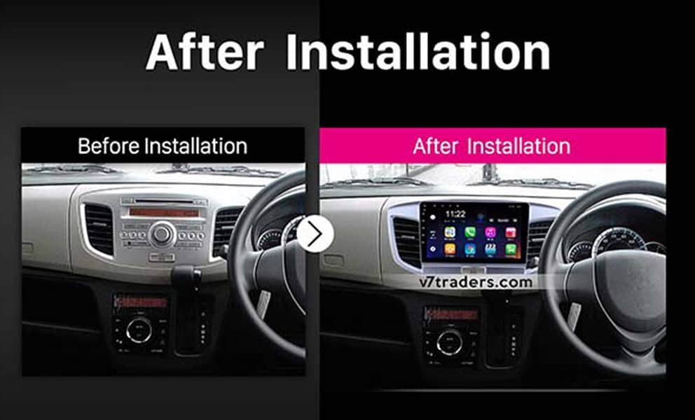 V7 Suzuki Wagon R Car Android LCD LED Car Touch Panel GPS Navigation 1