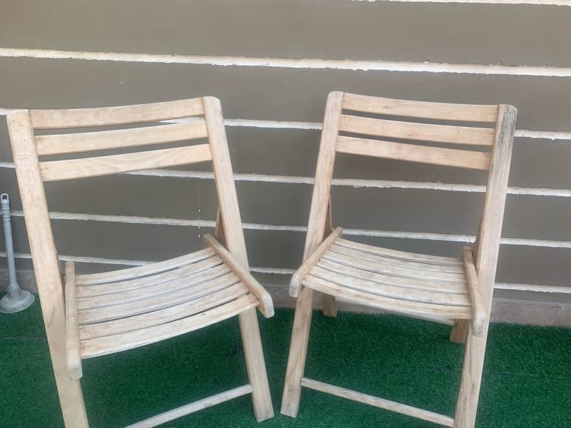 Garden Foldable Chairs with table 1