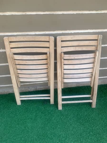 Garden Foldable Chairs with table 2