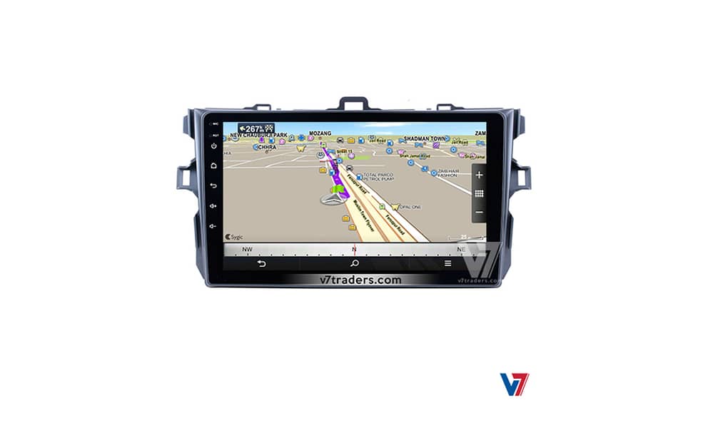 V7 Toyota Corolla 2007-13 Car Android LCD LED Panel GPS Navigation 11