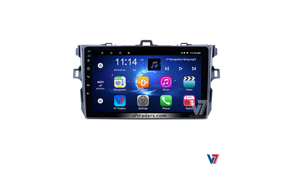 V7 Toyota Corolla 2007-13 Car Android LCD LED Panel GPS Navigation 12