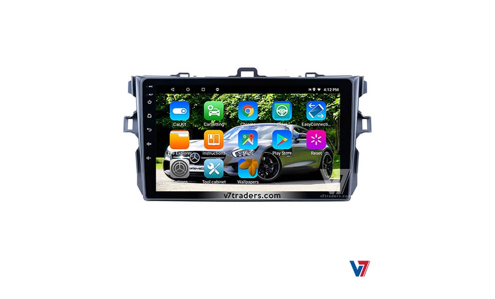 V7 Toyota Corolla 2007-13 Car Android LCD LED Panel GPS Navigation 10