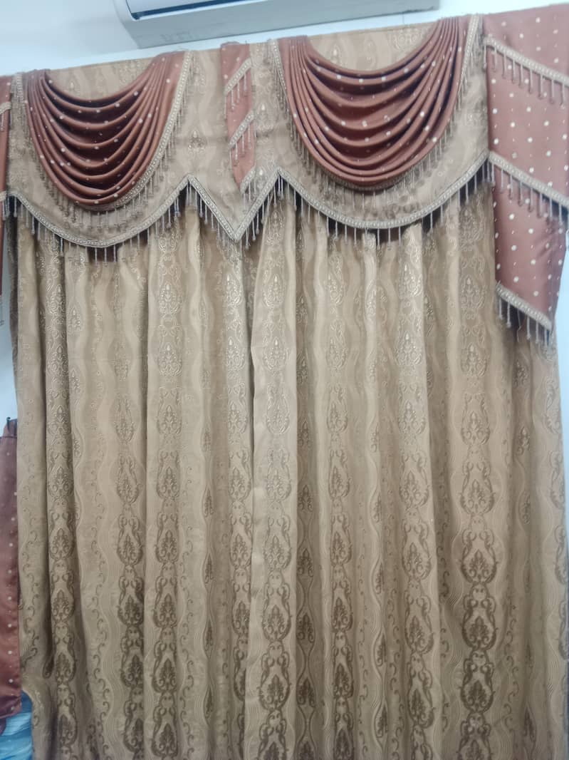 Fancy curtains for 2 door 2