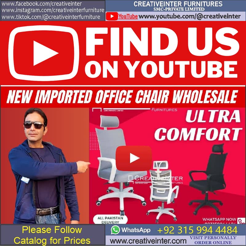 Office chair table Executive Mesh Reception Desk Staff Visitor Manager 15