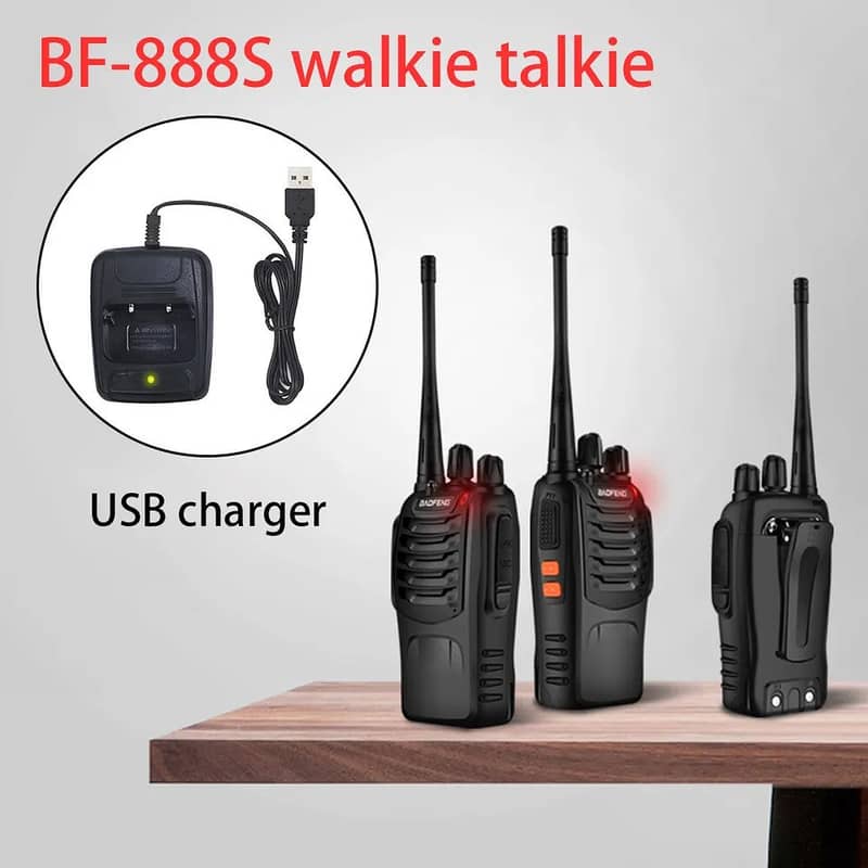Boufing BF-888S U_H_F 400-470MHz Walkie Talkie of Two-Way Radios 1