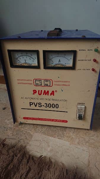 puma servo motor stabilizer model pvs 3000 home and commercial use 0