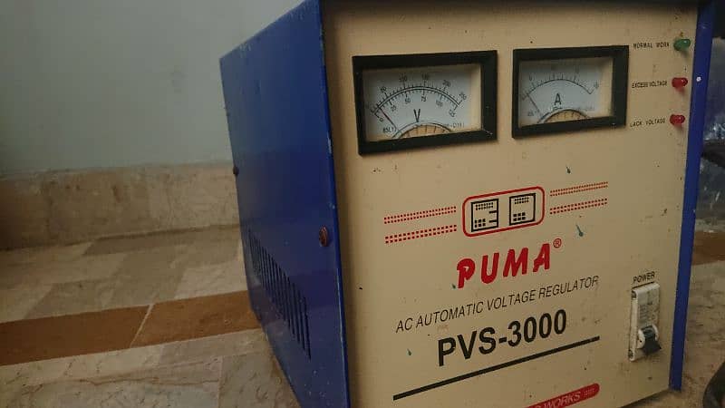 puma servo motor stabilizer model pvs 3000 home and commercial use 4