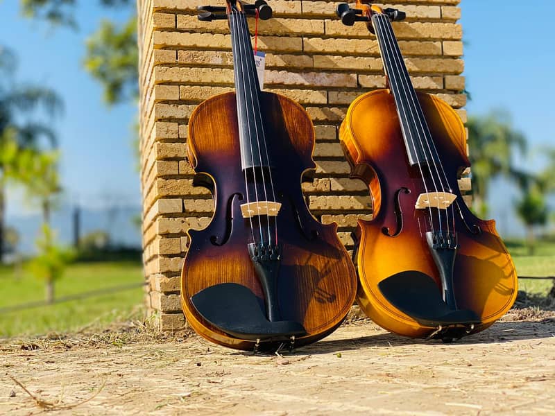 Violin 4/4 Solid Wood Matte Violin Beautiful Appearance Violin 6