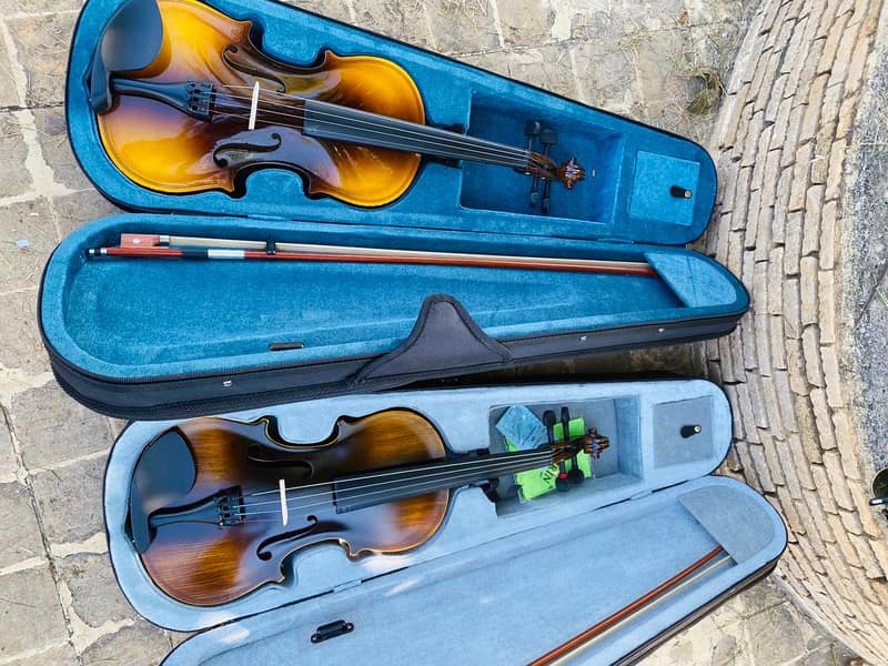 Violin 4/4 Solid Wood Matte Violin Beautiful Appearance Violin 8