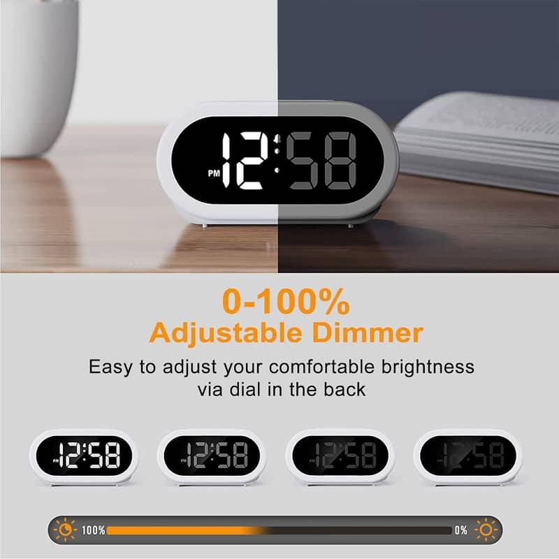 OCUBE LED Digital Alarm Clock 1