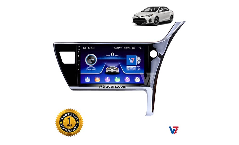 V7 TOYOTA COROLLA 2018-23 Car ANDROID LCD LED Panel GPS Navigation 5