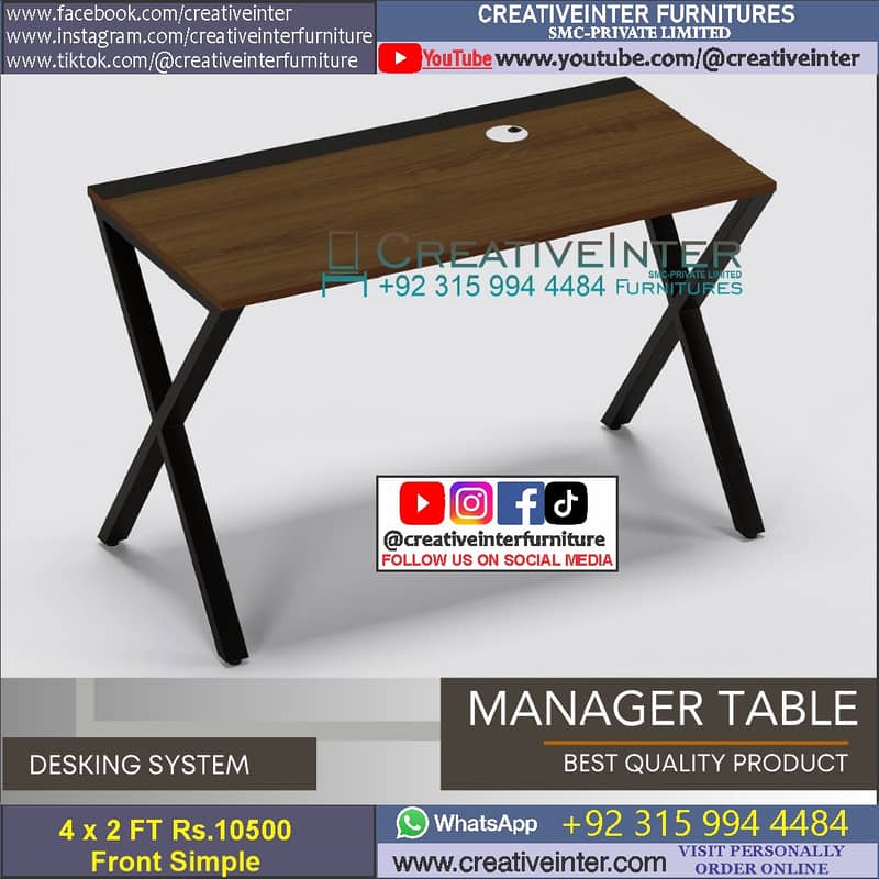 Office Chair CEO Staff Visiter Table Sofa Executive Study Workstaion 1