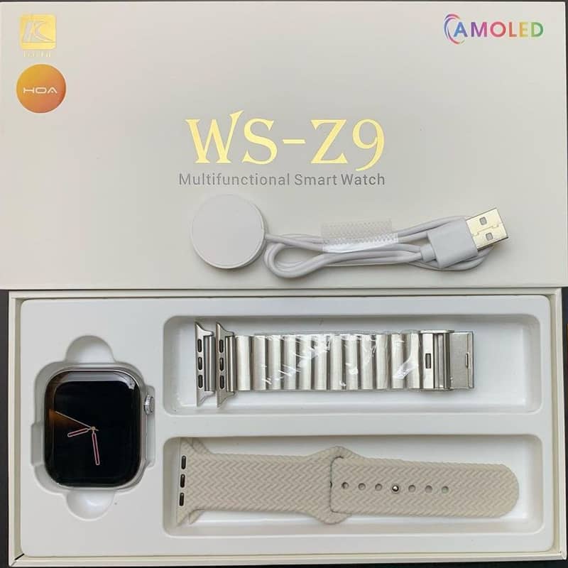 WS-Z9 Smart Watch With Amoled Display 1