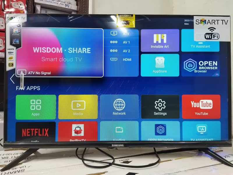 SAMSUNG LED TV 32 INCH SMART WIFI LED 32" INCH LED MALAYSIAN LCD UHD 2
