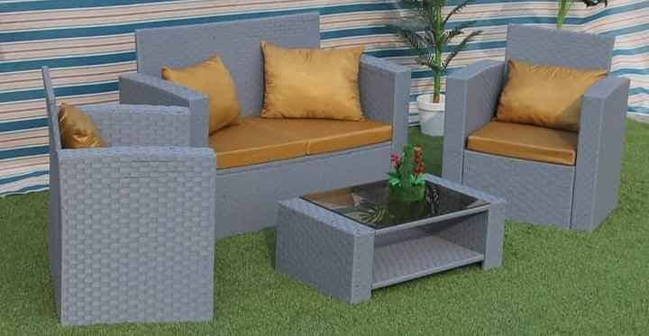 Outdoor Patio Lawn Garden sofas set, rattan furniture 2, 3 seater 2