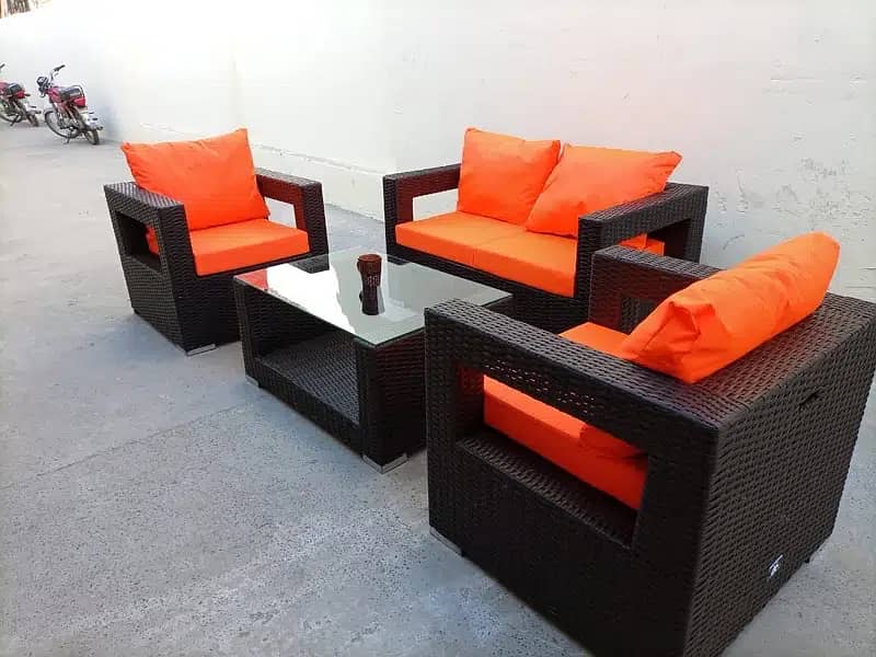 Outdoor Patio Lawn Garden sofas set, rattan furniture 2, 3 seater 5