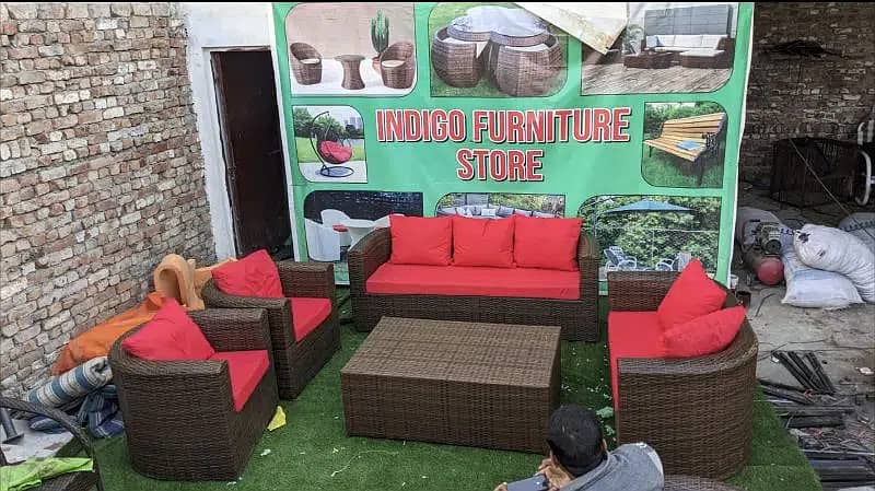 Outdoor Patio Lawn Garden sofas set, rattan furniture 2, 3 seater 15
