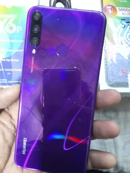 Huawei y6p contact 03224156200 64gb 3gb PTA approved condition 10/10 17