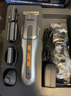 Dingling & Kemei orignal Hair Trimmer and Shaver 3 IN1 8 IN1