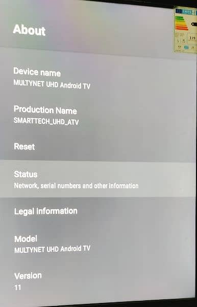 Multynet Android TV 50" 4K 3