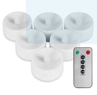 6Pcs Flameless Candles Operated LED Tea Lights Candles 1