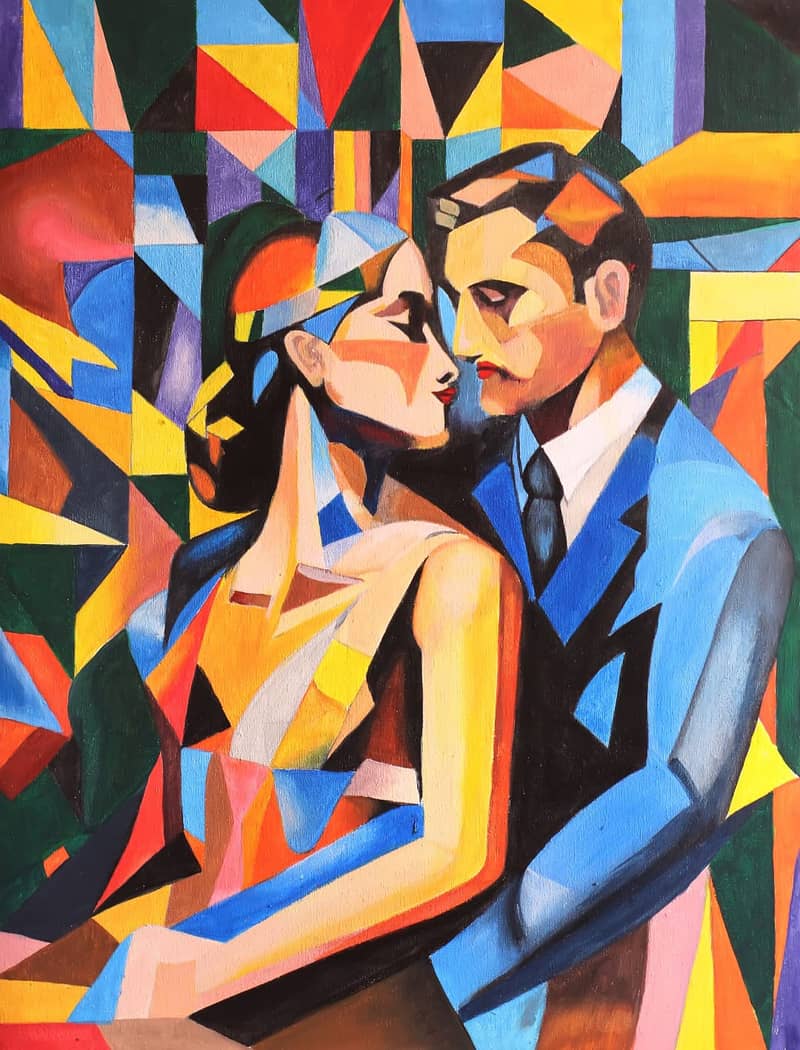 The Couple of Love Acrylic painting 0