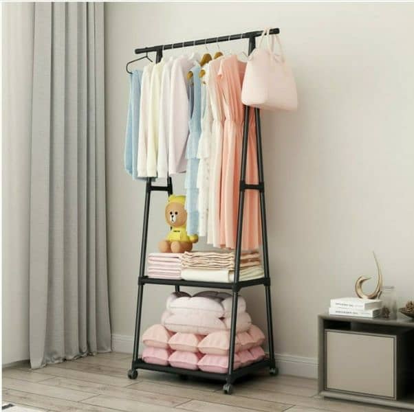 multifunctional triangle cloth rack ( cloth stand ) 0