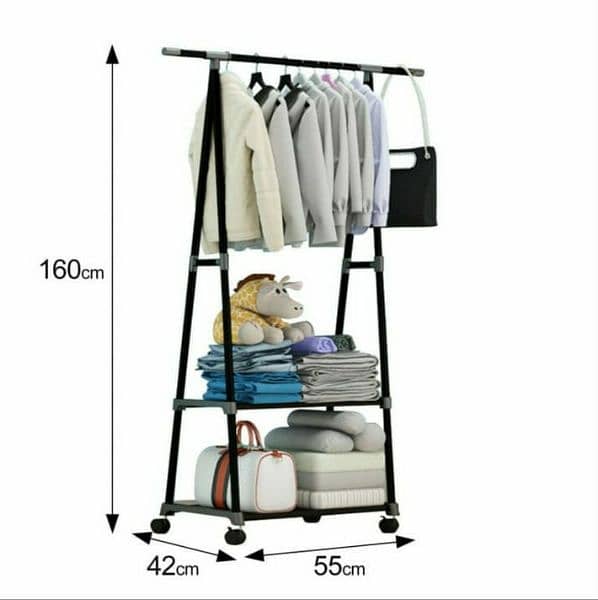 multifunctional triangle cloth rack ( cloth stand ) 2