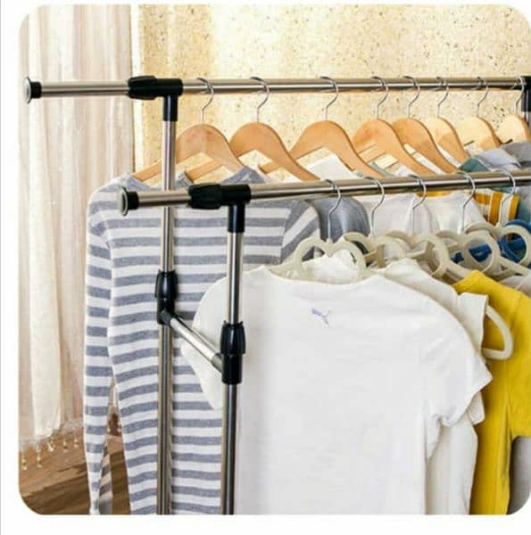 double pole cloth rack ( cloth stand ) 1