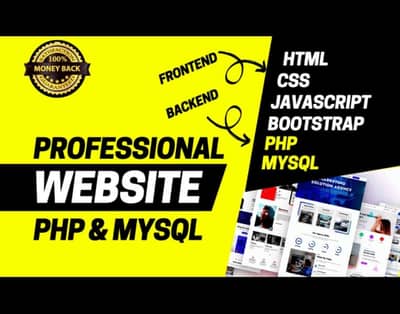 Php developer website developer web application php mysql database