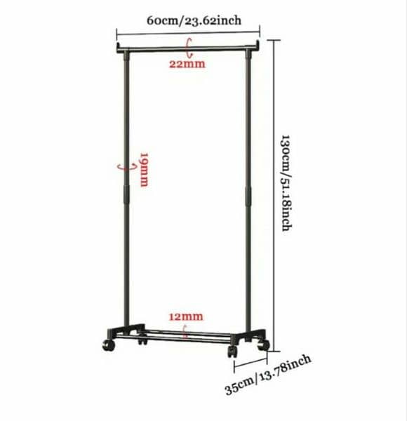 single pole clothe rack ( cloth stand ) 3