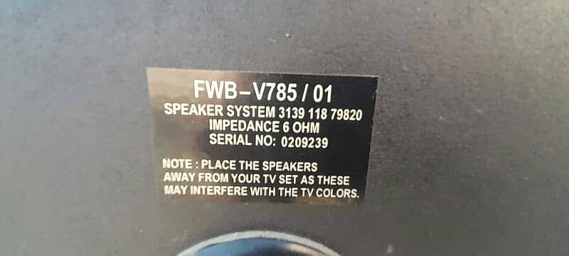 Philips Speakers v785 3 way (Woox Krak) 14