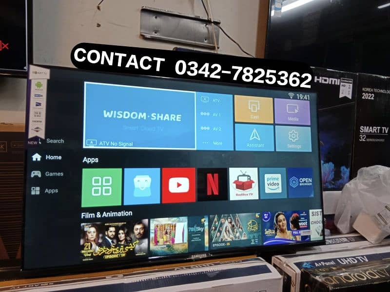 Led tv 55 inch android smart led tv new model 2024 0