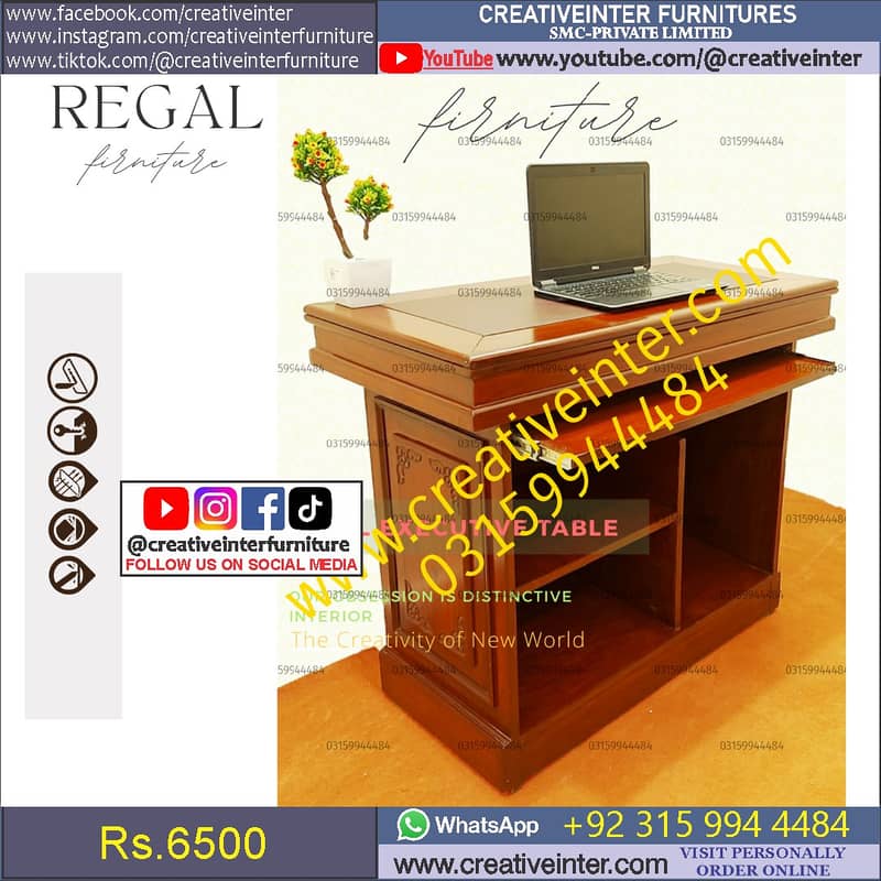 Office table study laptop computer chair sofa working desk workstation 5