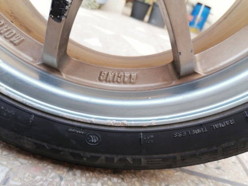 Alloy Rims & used Tyres 15" 5