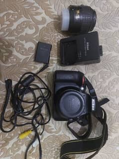Nikon D3300 with 18-55mm lens