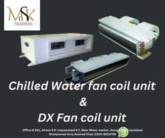chilled water fan coil unit and DX fan coil unit,  water cool, Hvac 0