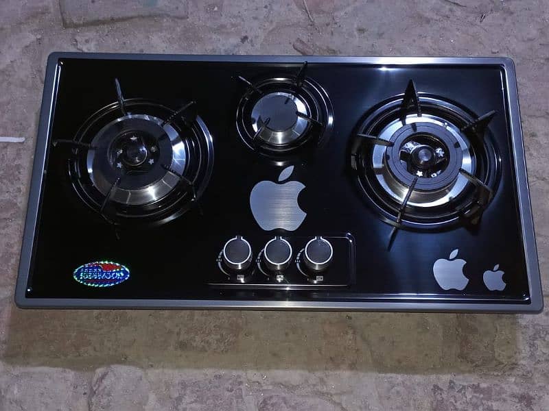 kenwood steel hob Auto 3 burner imported 2 years warranty and service 4