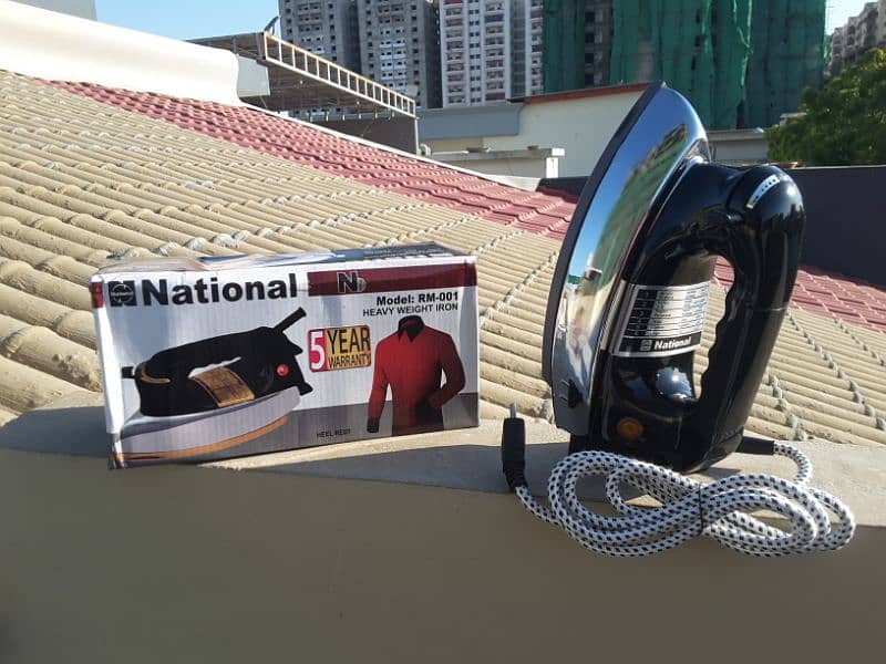 National iron Black Color 5 year Warranty 2