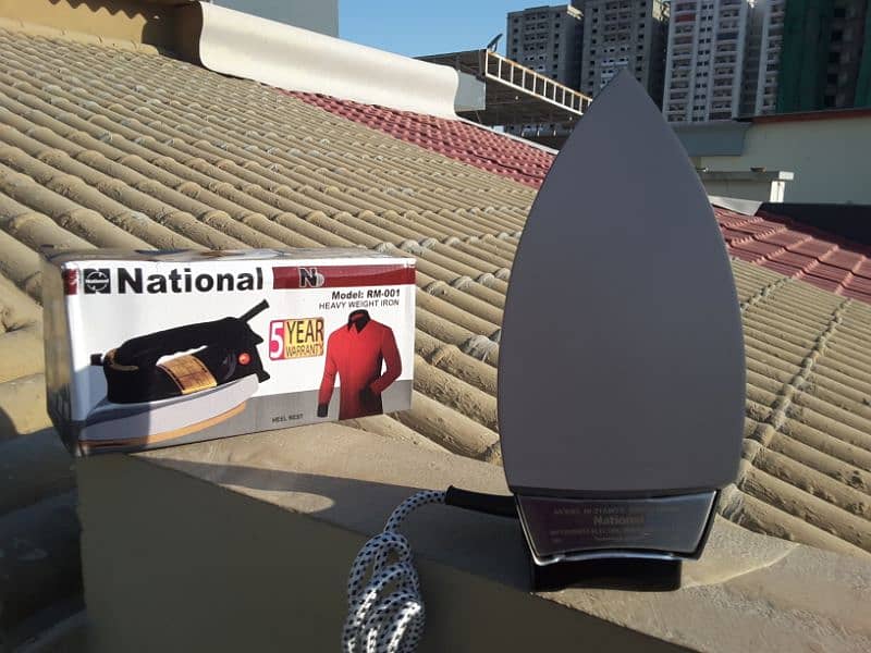 National iron Black Color 5 year Warranty 5