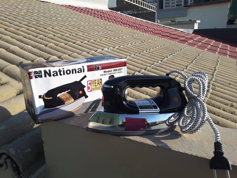 National iron Black Color 5 year Warranty 8