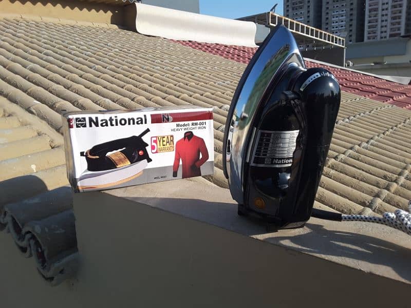 National iron Black Color 5 year Warranty 16